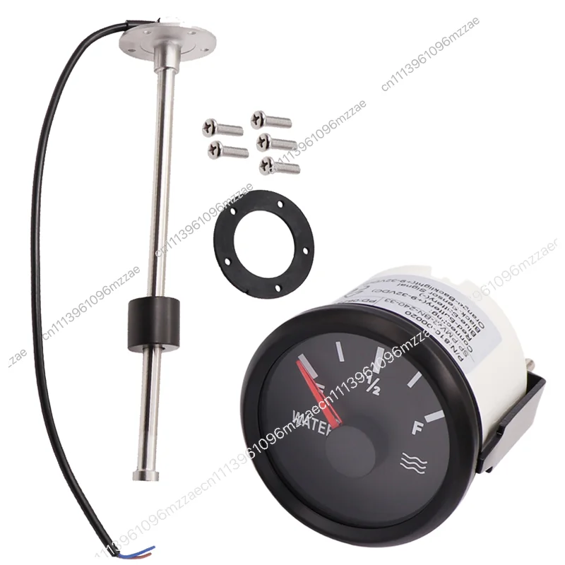 Water Level Meter and Sensor Matching Water Level Sensor Induction Water Tank Sensor Car Boat RV Universal with Light