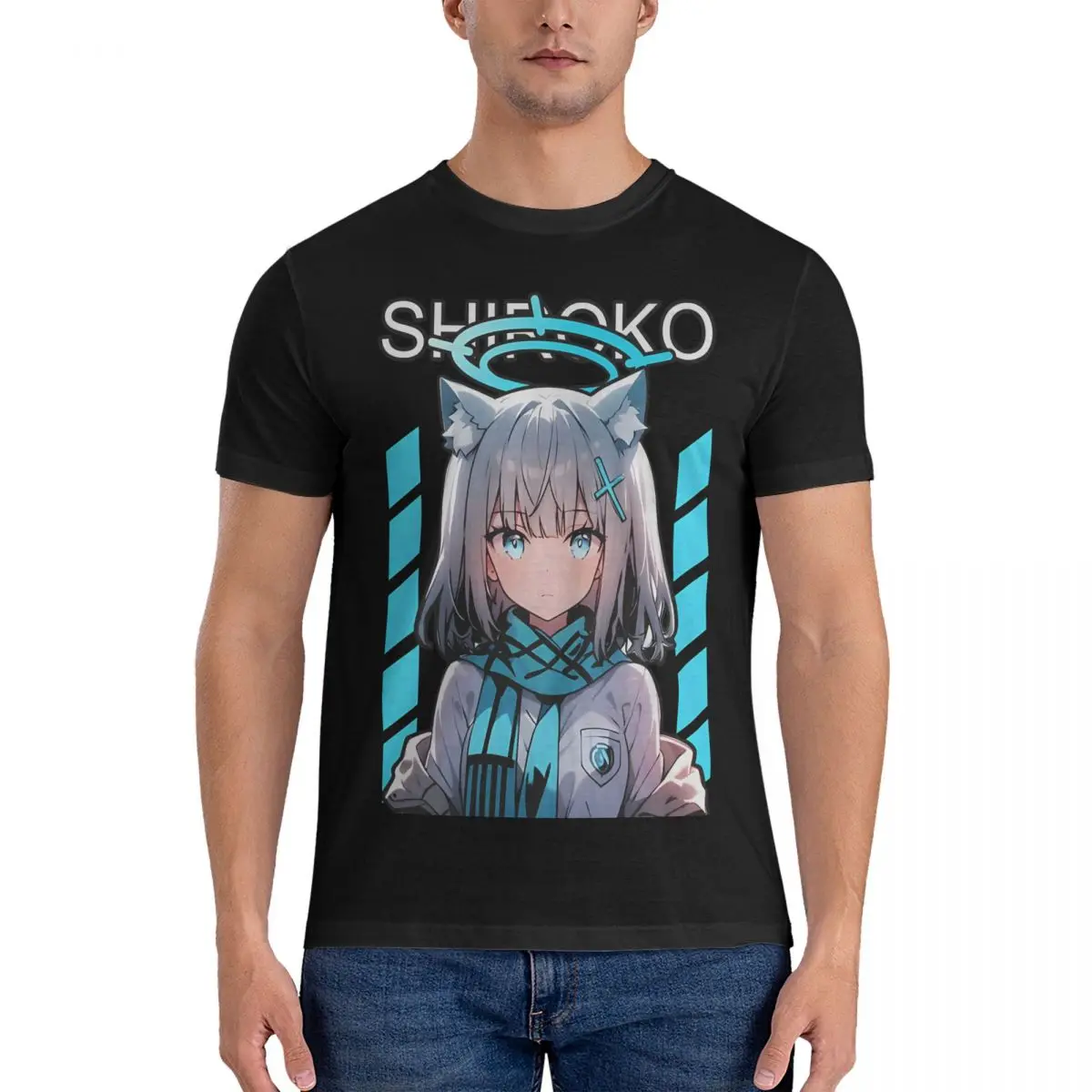 Men's T-Shirt Blue Archive Shiroko Stickers Sunaookami Shiroko Blue Archive Anime Leisure Cotton Tee Shirt Short Blue Archive
Men's T-Shirt Blue Archive Shiroko Stickers Sunaookami Shiroko Blue Archive Anime Leisure Cotton Tee Shirt Short Blue Archive