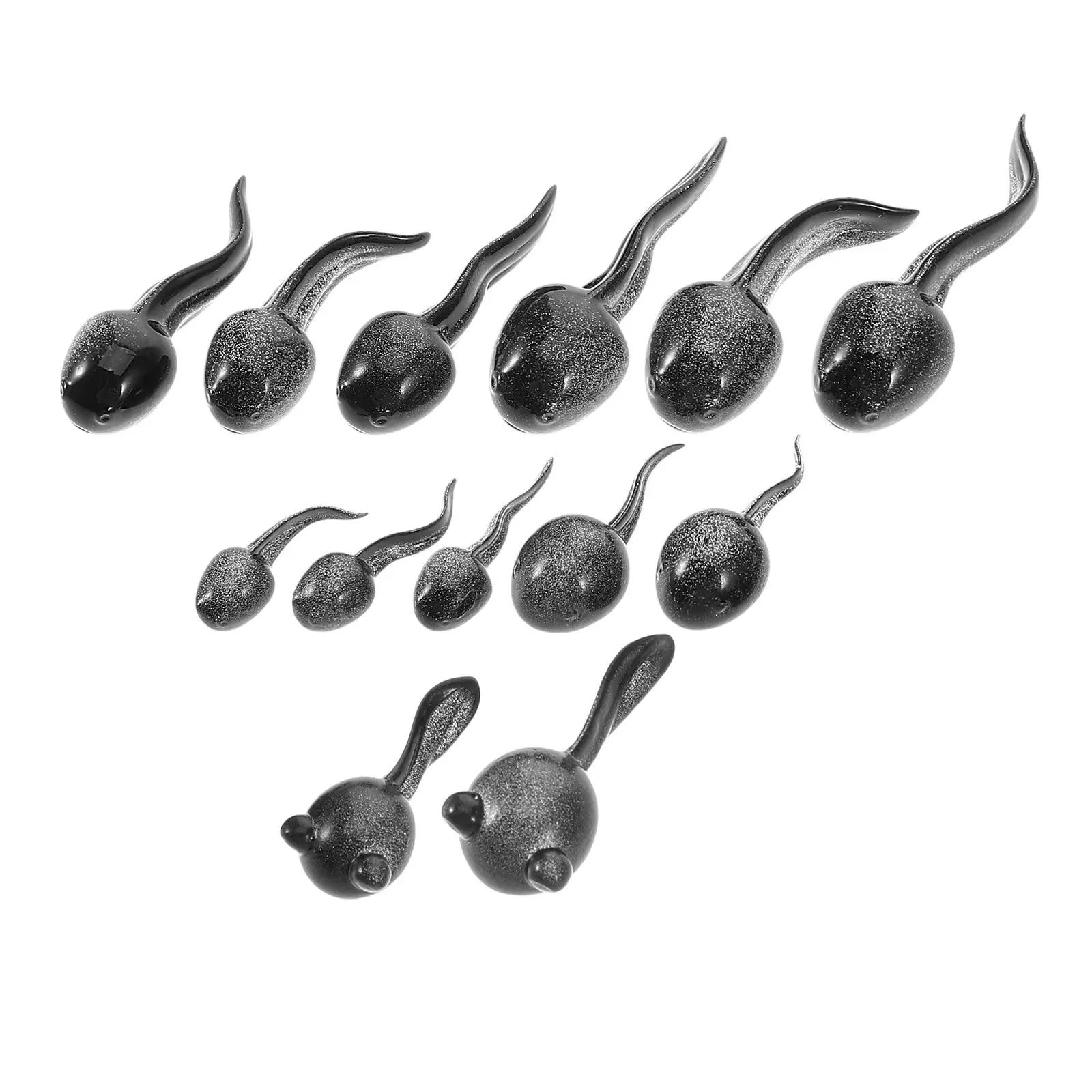 13 Pcs Simulated Tadpole Decorations Mini Resin Animals Cute Tiny Models for Moss Garden DIY Indoor Outdoor Fake Frog Figurines
13 Pcs Simulated Tadpole Decorations Mini Resin Animals Cute Tiny Models for Moss Garden DIY Indoor Outdoor Fake Frog Figurines
