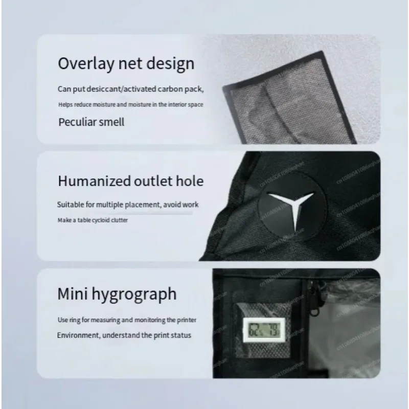 3D Printer Sealing Box Suitable for BambuLab A1 or A1 Mini Noise-insulating Dust Cover Insulation Confidential Sealing Box
3D Printer Sealing Box Suitable for BambuLab A1 or A1 Mini Noise-insulating Dust Cover Insulation Confidential Sealing Box