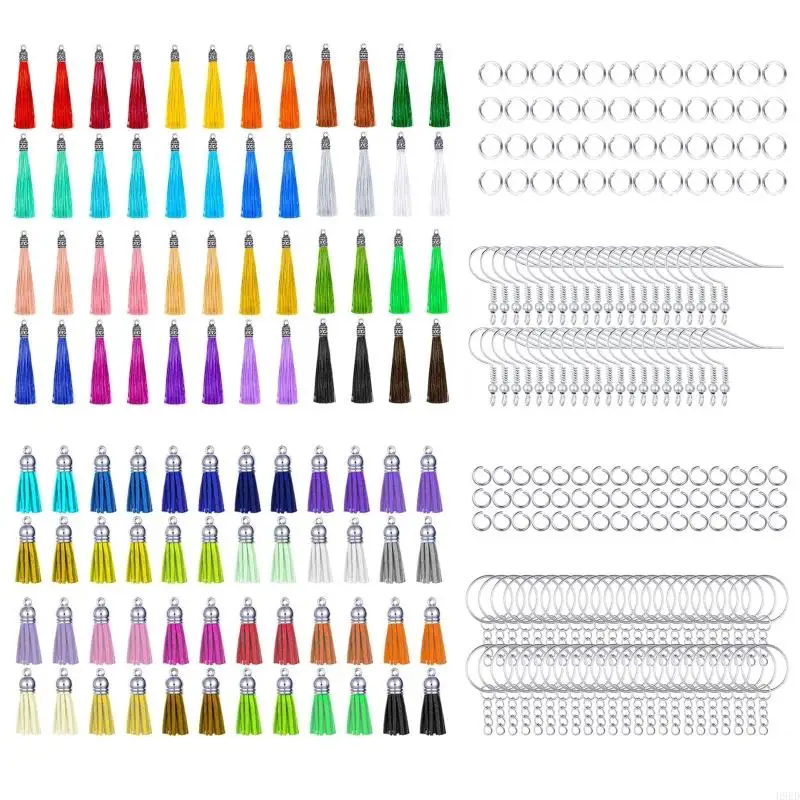H9ED 288 Pack Keychain Tassel Earrings Making Set 48 Pcs Leather Tassels for Jewelry
H9ED 288 Pack Keychain Tassel Earrings Making Set 48 Pcs Leather Tassels for Jewelry