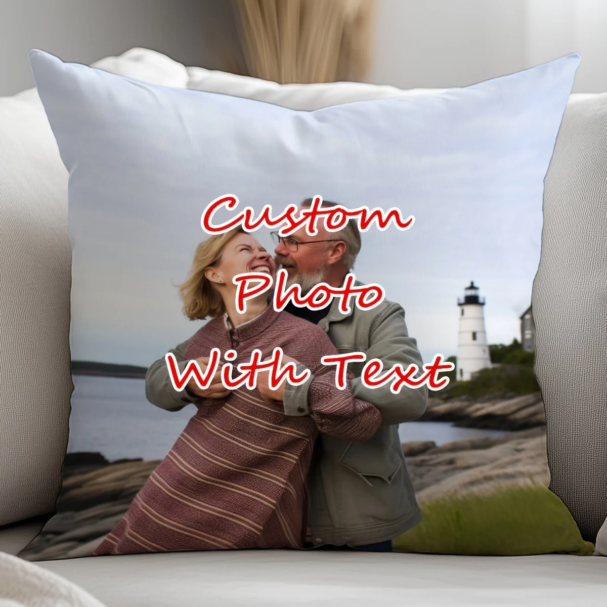 1 personalized photo pillowcase, 18x18 inch custom image, single-sided printing, zipper, polyester perfect for wedding
1 personalized photo pillowcase, 18x18 inch custom image, single-sided printing, zipper, polyester perfect for wedding