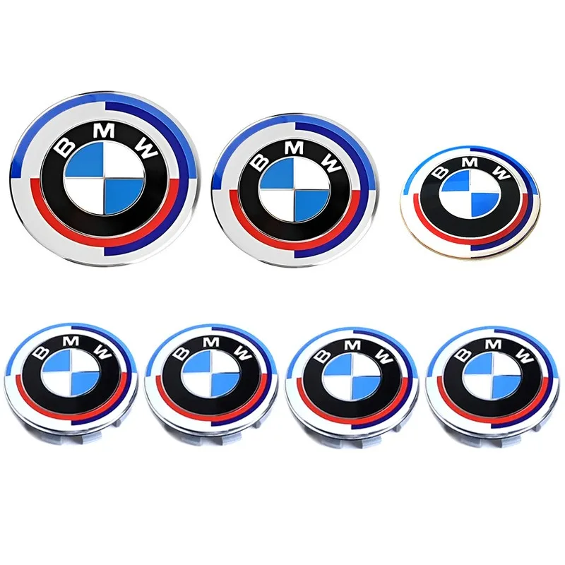 7pcs 50th Anniversary Special Limited Edition Joint Model Modified Front and Rear Logo Wheel CapsSuitable for BMW Car Logo
7pcs 50th Anniversary Special Limited Edition Joint Model Modified Front and Rear Logo Wheel CapsSuitable for BMW Car Logo