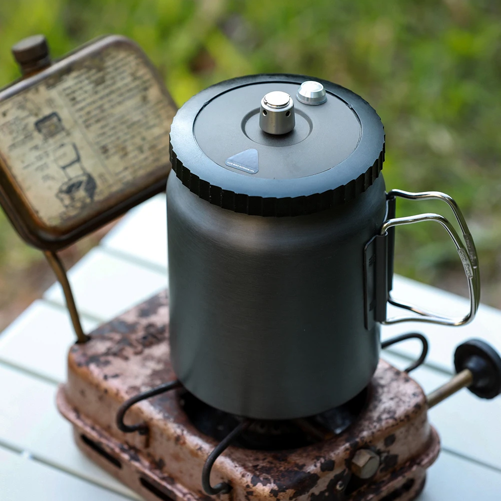 73kPa 1200ml Solo Lightweight Mini Pressure Cooker Outdoor Camping Cooking Pot High-Altitude Ergonomic Titanium Handle
73kPa 1200ml Solo Lightweight Mini Pressure Cooker Outdoor Camping Cooking Pot High-Altitude Ergonomic Titanium Handle