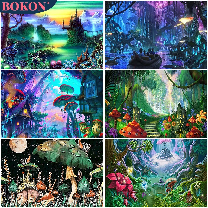 5D Cave Diamond Painting Landscape Diamond Embroidery Mushroom Painting DIY Diamond Mosaic Embroidery Home Art Decoration
5D Cave Diamond Painting Landscape Diamond Embroidery Mushroom Painting DIY Diamond Mosaic Embroidery Home Art Decoration