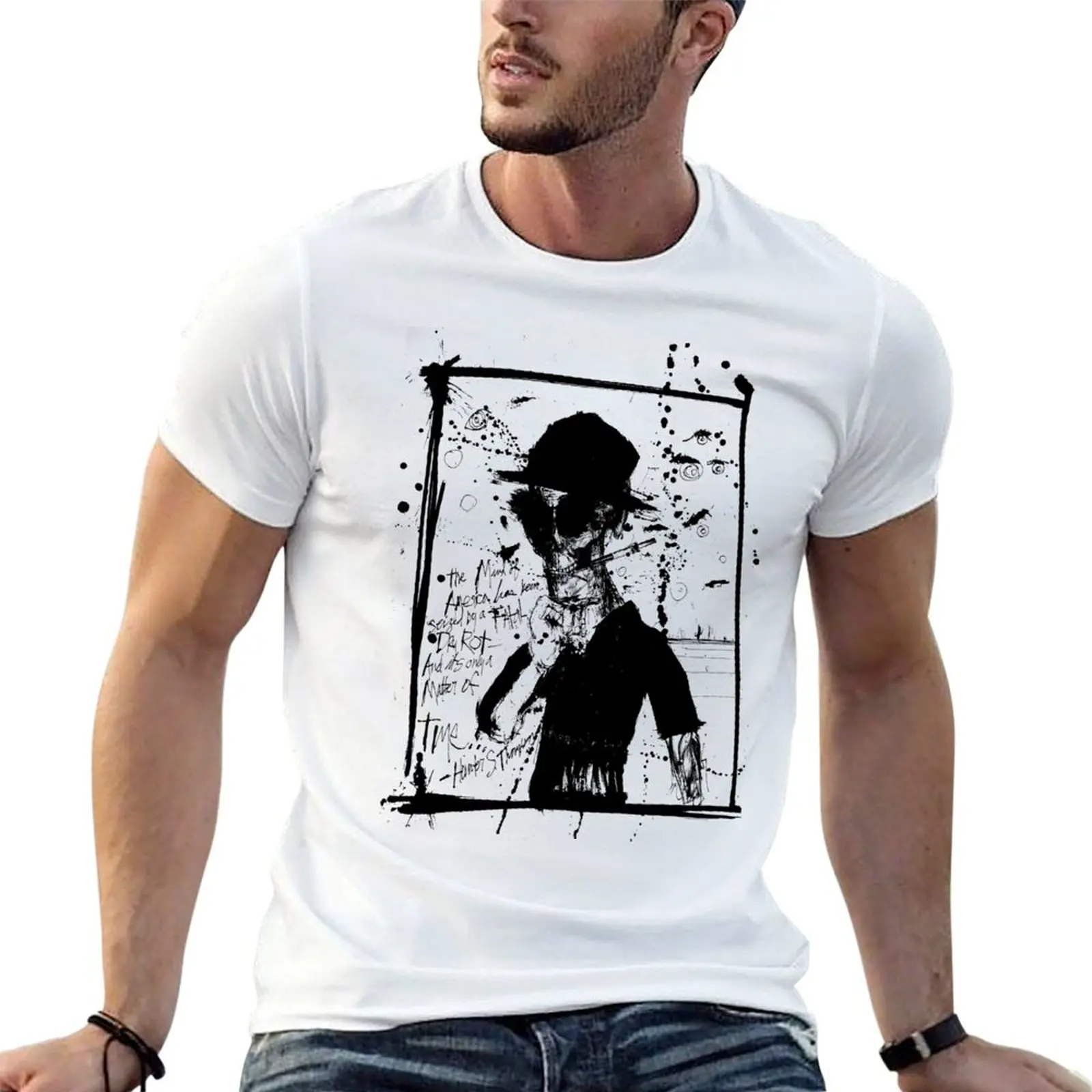 Hunter S. Thompson: America Dry Rot T-Shirt anime t shirts for man t shirts for man graphic funny cotton t shirt pack T-shirt
Hunter S. Thompson: America Dry Rot T-Shirt anime t shirts for man t shirts for man graphic funny cotton t shirt pack T-shirt