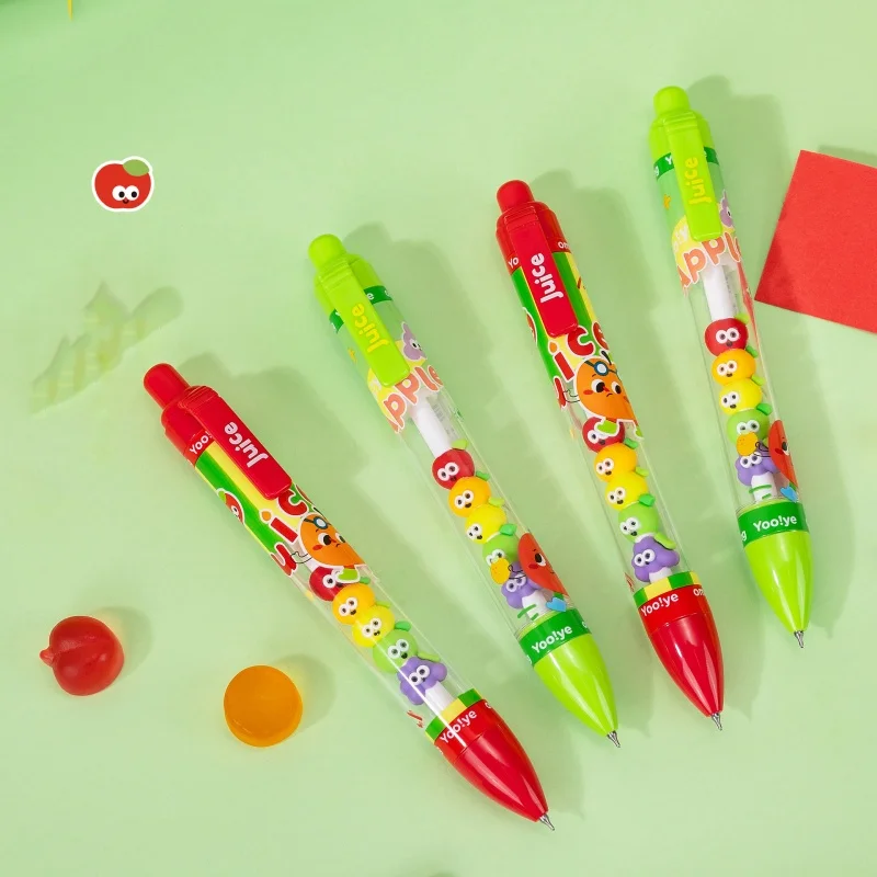 24pcs/lot Creative Fruits Press Gel Pen Cute 0.5mm Black Ink Signature Pens Promotional Gift Office School Supplies
24pcs/lot Creative Fruits Press Gel Pen Cute 0.5mm Black Ink Signature Pens Promotional Gift Office School Supplies