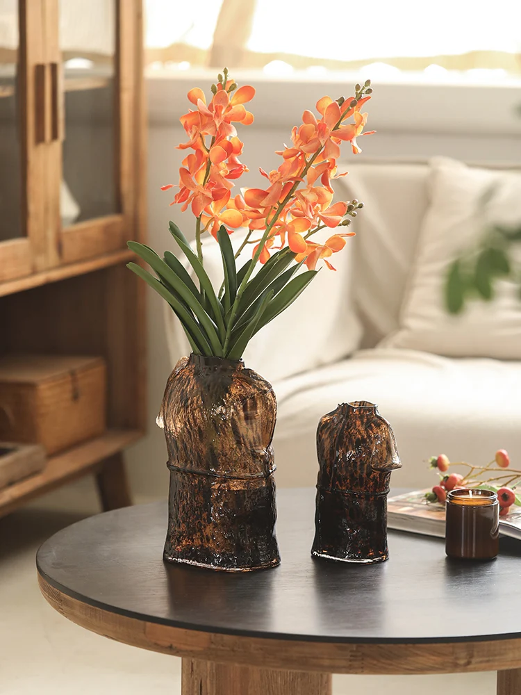 Ono Leopard Pattern Glass Vase Art Design Sensory Flower Insertion Device Antique Living Room Retro New Chinese Dining
Ono Leopard Pattern Glass Vase Art Design Sensory Flower Insertion Device Antique Living Room Retro New Chinese Dining