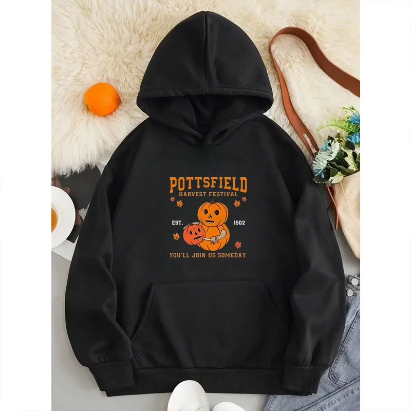 Высококачественная новая спортивная одежда на Хэллоуин, садовая стена, осенняя толстовка с капюшоном в стиле ретро и шляпой, женская одежда
Высококачественная новая спортивная одежда на Хэллоуин, садовая стена, осенняя толстовка с капюшоном в стиле ретро и шляпой, женская одежда