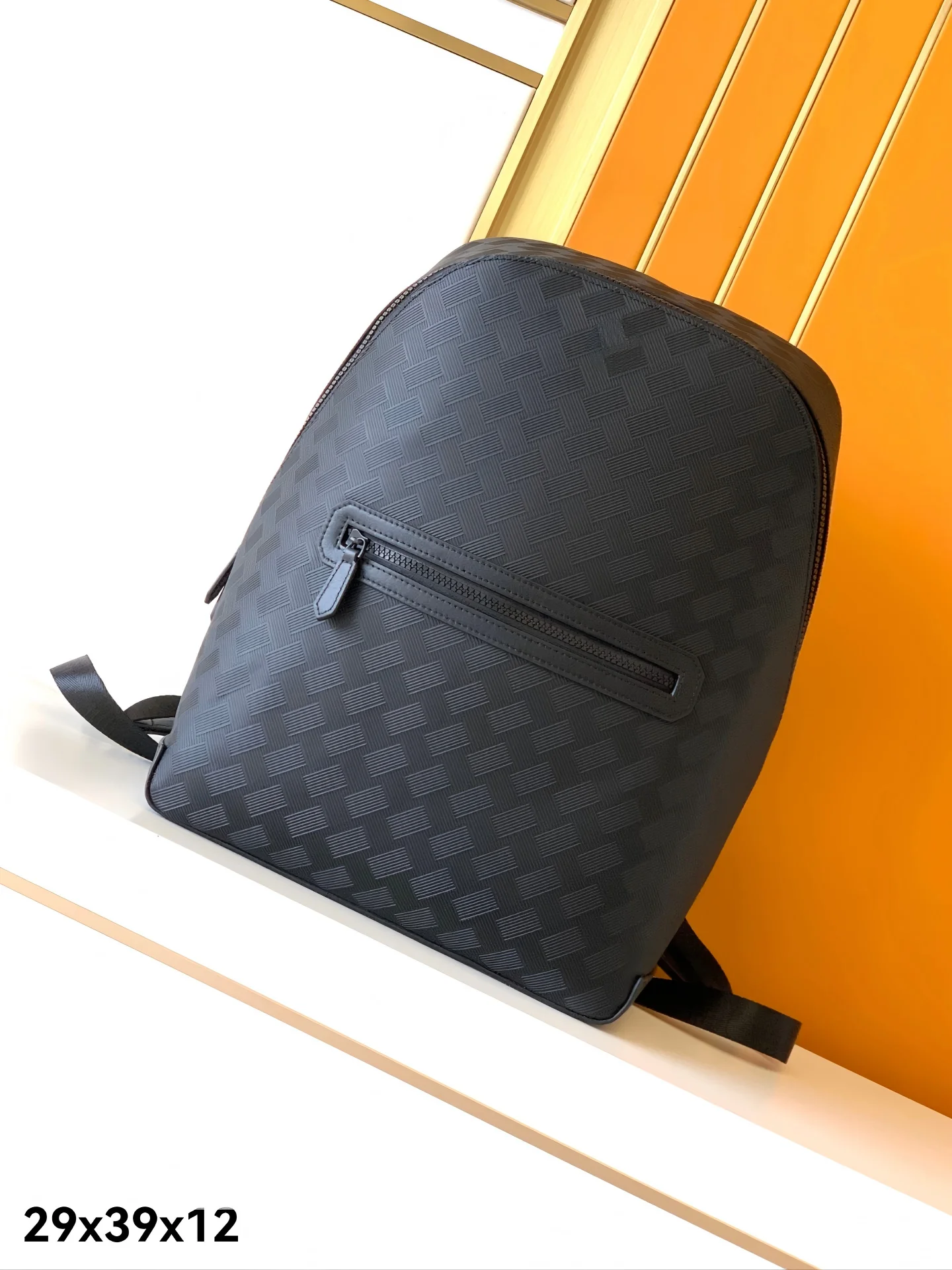 Minimalist Black Embossed Backpack Men's Sleek Laptop Rucksack Large Capacity High-quality Business Bag for Work Travel Daypack
Minimalist Black Embossed Backpack Men's Sleek Laptop Rucksack Large Capacity High-quality Business Bag for Work Travel Daypack
