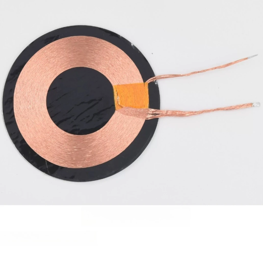 10 Pcs 10uH 50mm Flat Copper Coil Inductor Magnetic Wireless Power Supply Charging Coil Inductive Charger Coils
10 Pcs 10uH 50mm Flat Copper Coil Inductor Magnetic Wireless Power Supply Charging Coil Inductive Charger Coils