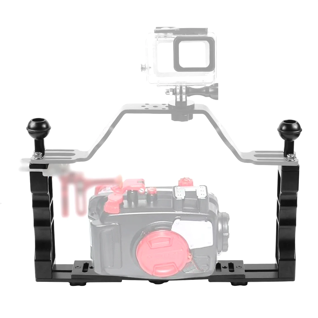 Aluminum Underwater Scuba Diving Camera Holder Tray Mount Handle Grip Stabilizer Extension Bracket Light Float Arm
Aluminum Underwater Scuba Diving Camera Holder Tray Mount Handle Grip Stabilizer Extension Bracket Light Float Arm