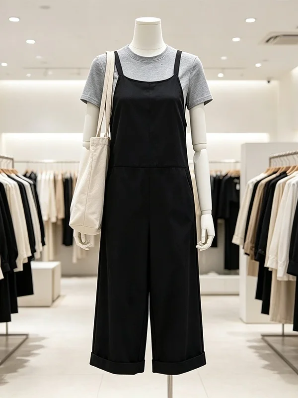 Gray Summer New Style plus Size Women's Short Sleeve Wide Leg Overalls Set High Waist Commuter Korean Loose Fit Casual Outfit
Gray Summer New Style plus Size Women's Short Sleeve Wide Leg Overalls Set High Waist Commuter Korean Loose Fit Casual Outfit