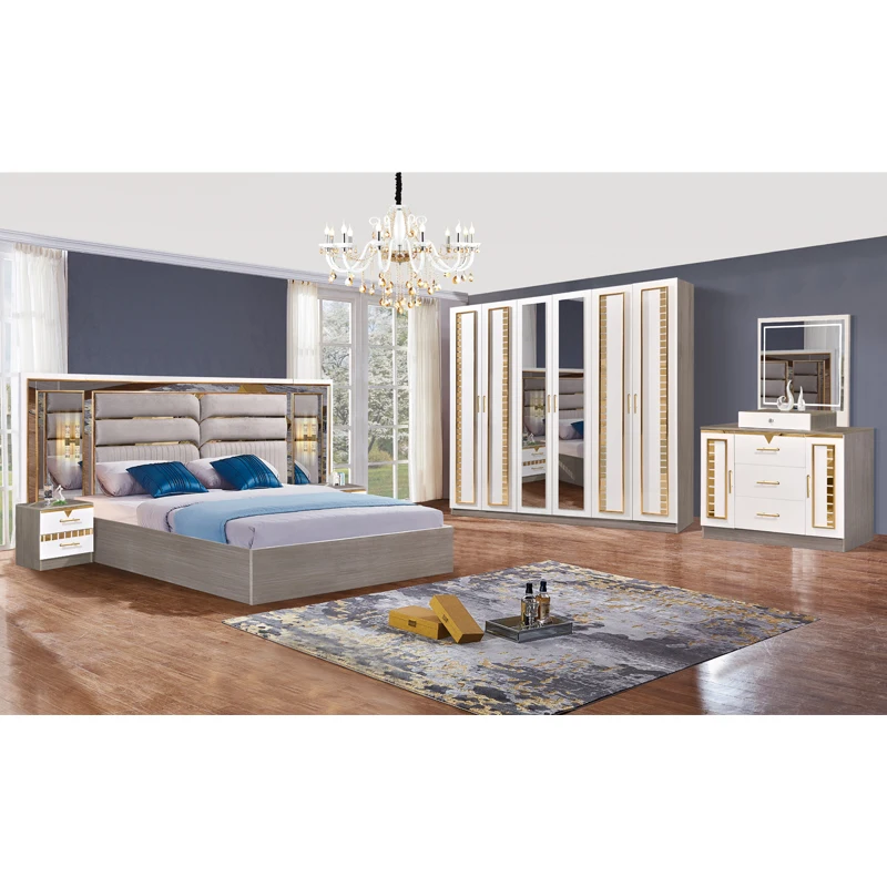 &2020 Hot Sale Classic Design King Size Double Bed Set Wooden Home Furniture Luxury Full Master Bedroom Sets
&2020 Hot Sale Classic Design King Size Double Bed Set Wooden Home Furniture Luxury Full Master Bedroom Sets
