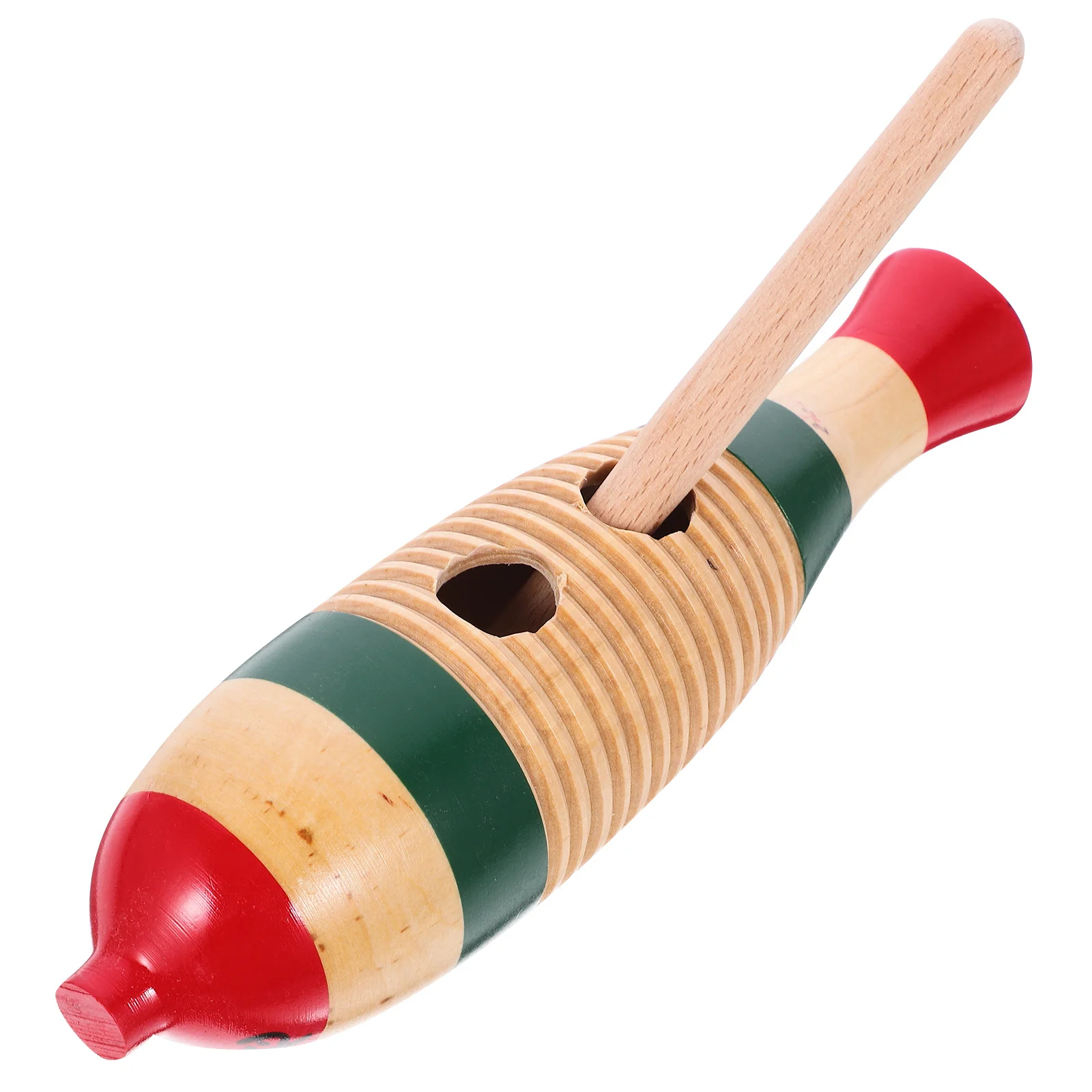 1 Set Fish-Shaped Wooden Guiro Percussion With Stick For Beginner Educational Musical Instrument Small Size Cute Design
1 Set Fish-Shaped Wooden Guiro Percussion With Stick For Beginner Educational Musical Instrument Small Size Cute Design