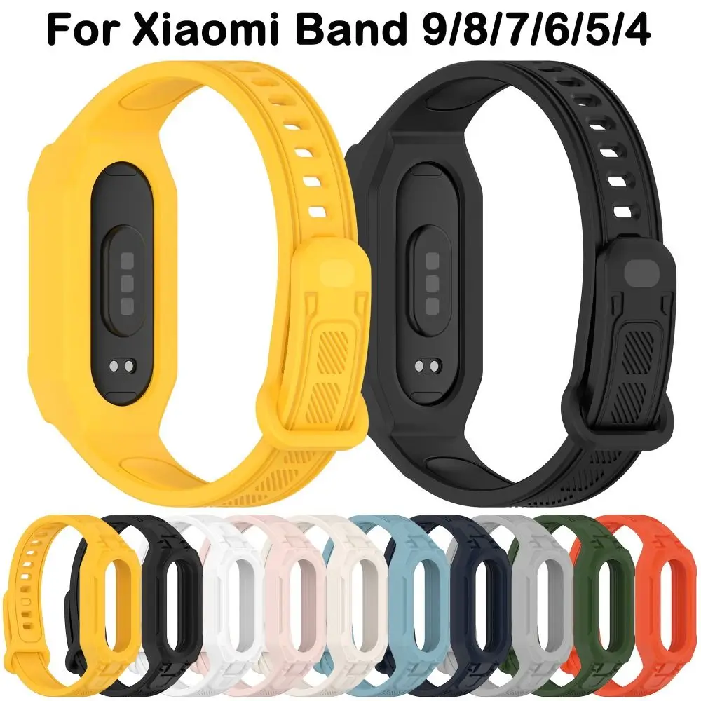 Silicone Sport Strap Integrated Replacement Protective Case Adjustable Bracelet for Xiaomi Band 9/8/7/6/5/4
Silicone Sport Strap Integrated Replacement Protective Case Adjustable Bracelet for Xiaomi Band 9/8/7/6/5/4