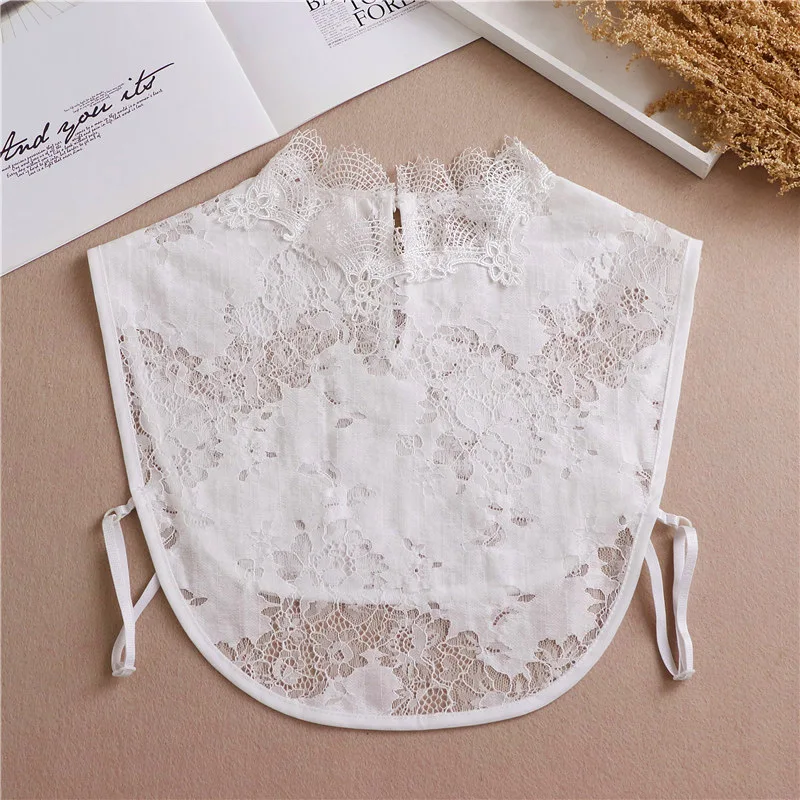 Linbaiway Lace Embroidery Neckstand Fake Collar Tie Detachable False Collars Ladies Detachable Collars Decorative
Linbaiway Lace Embroidery Neckstand Fake Collar Tie Detachable False Collars Ladies Detachable Collars Decorative