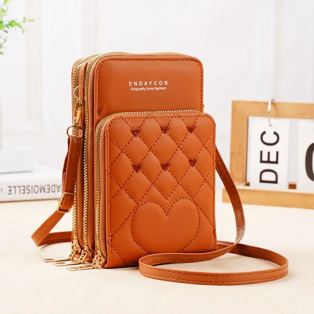 Multi-Functional Women's Mobile Phone Bag Adjustable Strap Zipper Small Shoulder Bag Lightweight Three-layer
Multi-Functional Women's Mobile Phone Bag Adjustable Strap Zipper Small Shoulder Bag Lightweight Three-layer