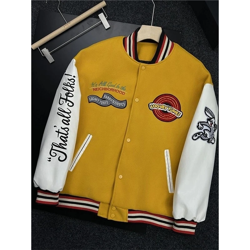 ex Casual Baseball Sle Jaet Towel Embroidery Color Blo Outerwear for Couples Autumn Winter plus Size 36 Pou
ex Casual Baseball Sle Jaet Towel Embroidery Color Blo Outerwear for Couples Autumn Winter plus Size 36 Pou