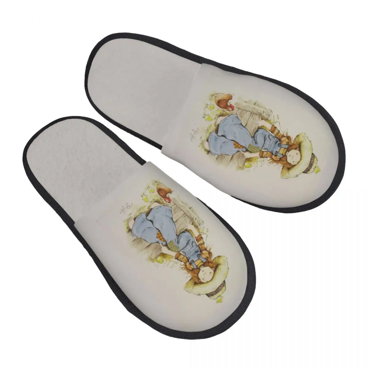 Custom Sarah Kay Painting Soft Memory Foam House Slippers Women Children's Painter Artist Comfy Warm Anti-Skid Slipper
Custom Sarah Kay Painting Soft Memory Foam House Slippers Women Children's Painter Artist Comfy Warm Anti-Skid Slipper