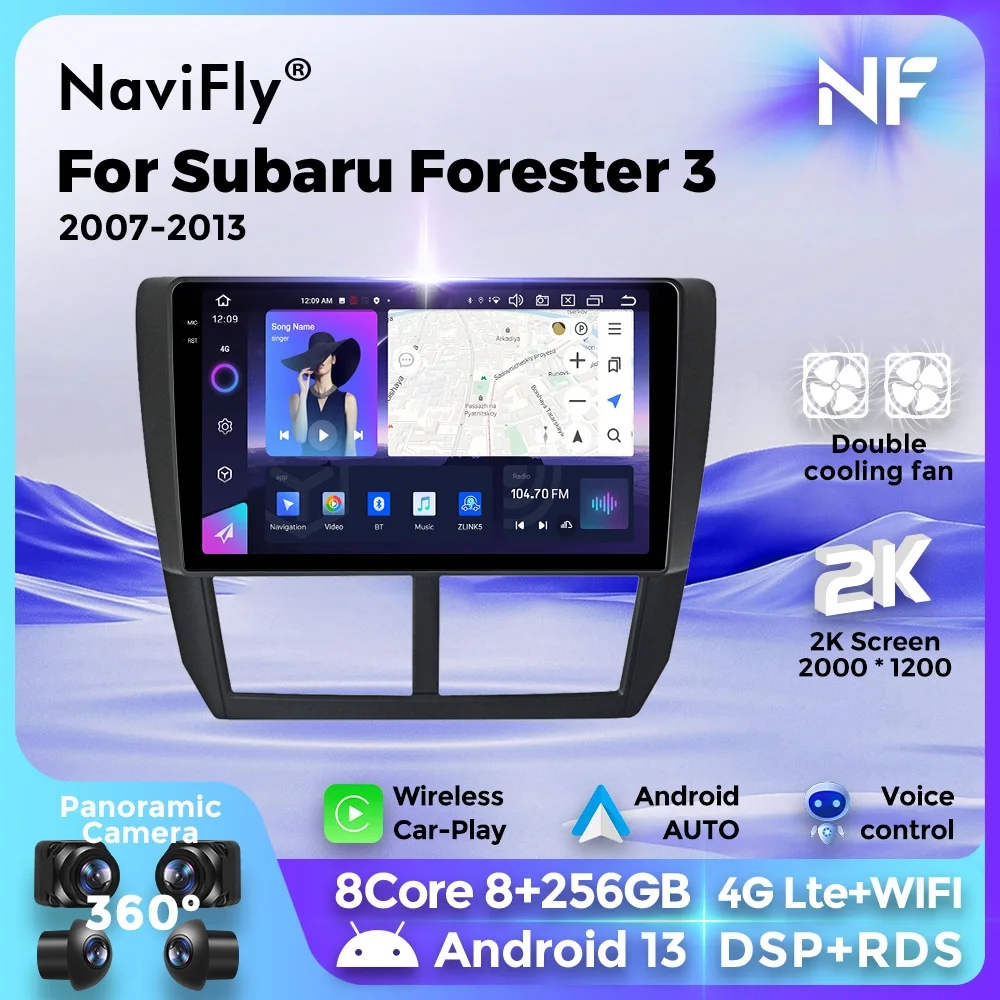 Navifly Android Car Radio Multimedia Player For Subaru Forester 3 SH Impreza Ge 2007-2013 2Din Head Unit Carplay Auto Stereo BT
Navifly Android Car Radio Multimedia Player For Subaru Forester 3 SH Impreza Ge 2007-2013 2Din Head Unit Carplay Auto Stereo BT