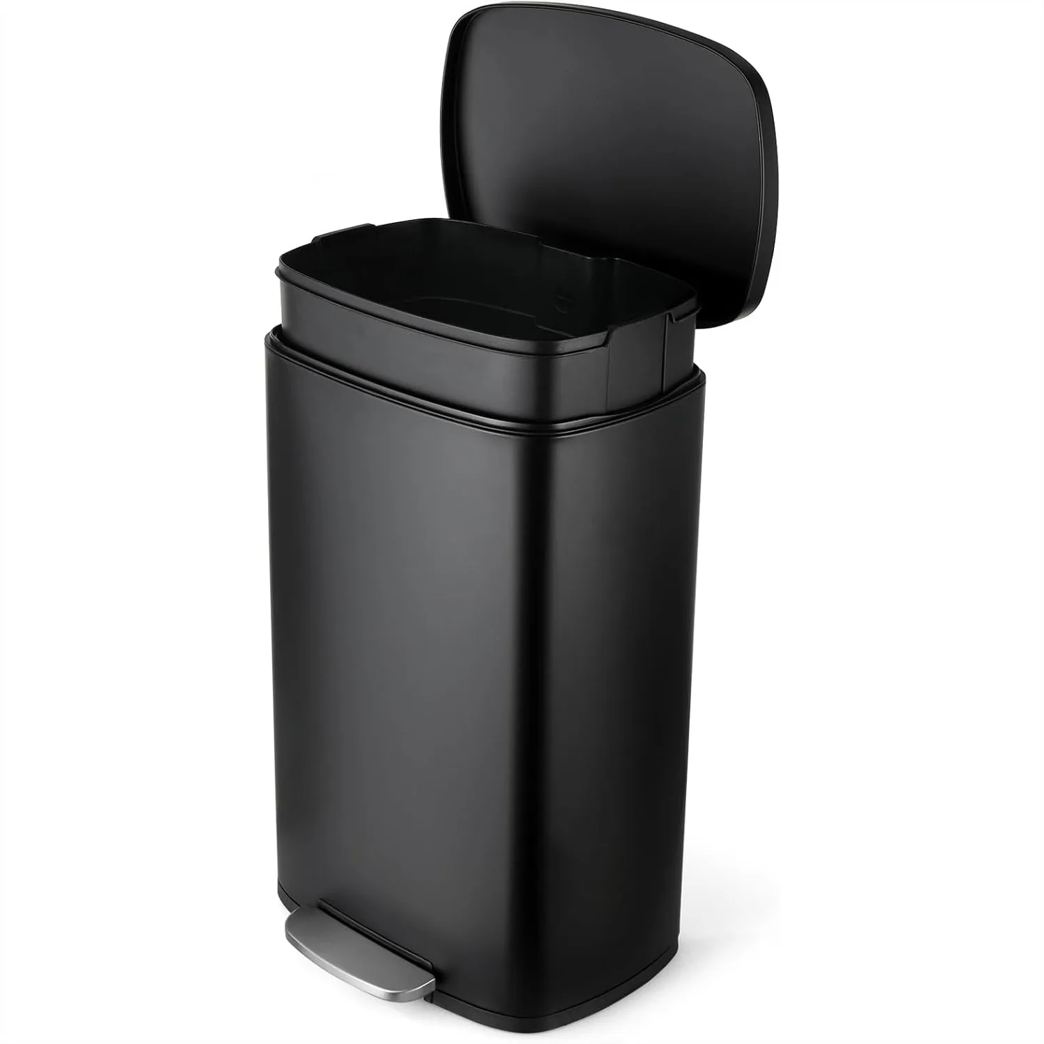 8 Gal Kitchen Trash Can, 30L Brushed Stainless Steel Waste Basket with Step-On Pedal, Soft Close Lid, Removable Inner Bucket for
8 Gal Kitchen Trash Can, 30L Brushed Stainless Steel Waste Basket with Step-On Pedal, Soft Close Lid, Removable Inner Bucket for