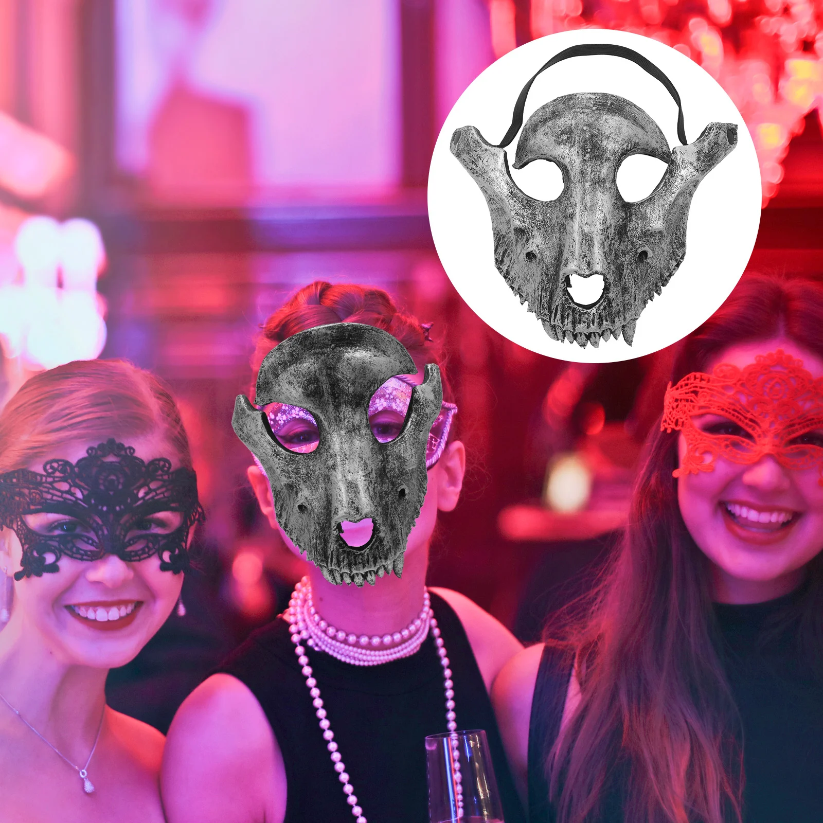 Halloween Fox Costume Accessories Skull Mask Masquerade Party Sheep Cover Prom Horrible
Halloween Fox Costume Accessories Skull Mask Masquerade Party Sheep Cover Prom Horrible