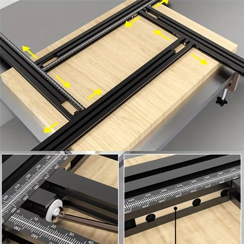 B45C Woodworking Tools 1 Set 60Cm Trimming Milling Groove Engraving Guide Rail Adjustable Backing Auxiliary Guide Rail Bracket
B45C Woodworking Tools 1 Set 60Cm Trimming Milling Groove Engraving Guide Rail Adjustable Backing Auxiliary Guide Rail Bracket