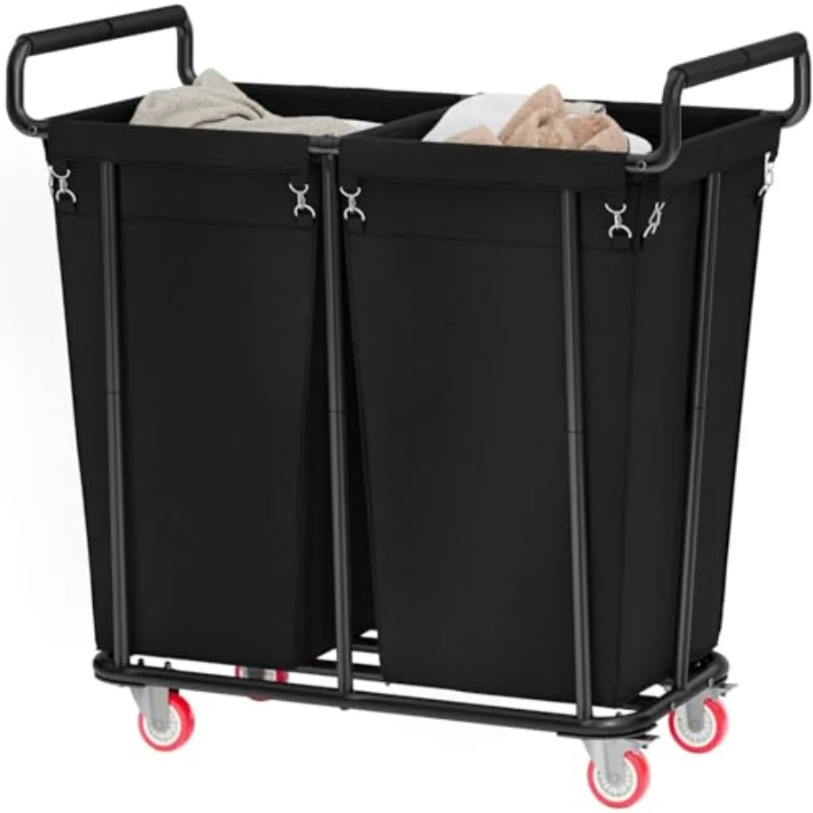 Large Laundry Hamper with Wheels 2 Bag 360L Big Rolling Laundry Basket Sorter Cart Extra Large Clothes Hamper Heavy Duty Laundr
Large Laundry Hamper with Wheels 2 Bag 360L Big Rolling Laundry Basket Sorter Cart Extra Large Clothes Hamper Heavy Duty Laundr