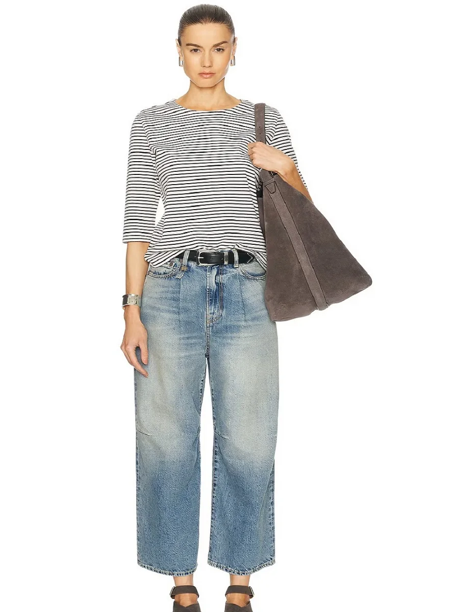 2025 Women Jeans Trend Cotton Vintage Loose Casual High Waist Ladies Nine Pants y2k New High Quality Straight Leg Pants bra
2025 Women Jeans Trend Cotton Vintage Loose Casual High Waist Ladies Nine Pants y2k New High Quality Straight Leg Pants bra