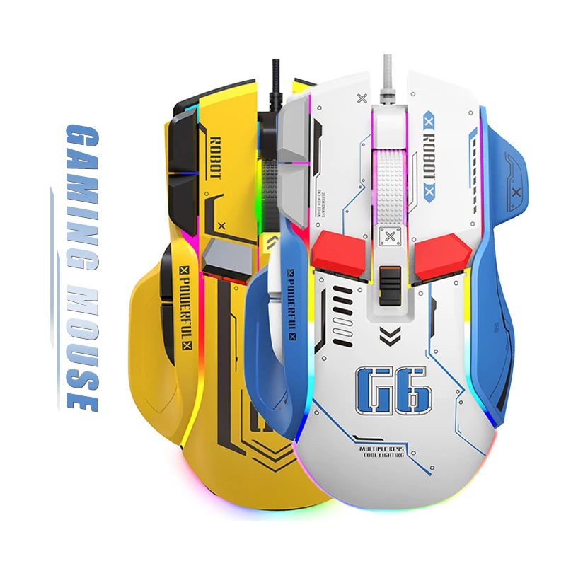 Wired Gaming Mouse 12800DPI 12 Button Mechanical Mouse Programming RGB Backlit USB Wired Mice Gamer Mause For PC Laptop
Wired Gaming Mouse 12800DPI 12 Button Mechanical Mouse Programming RGB Backlit USB Wired Mice Gamer Mause For PC Laptop