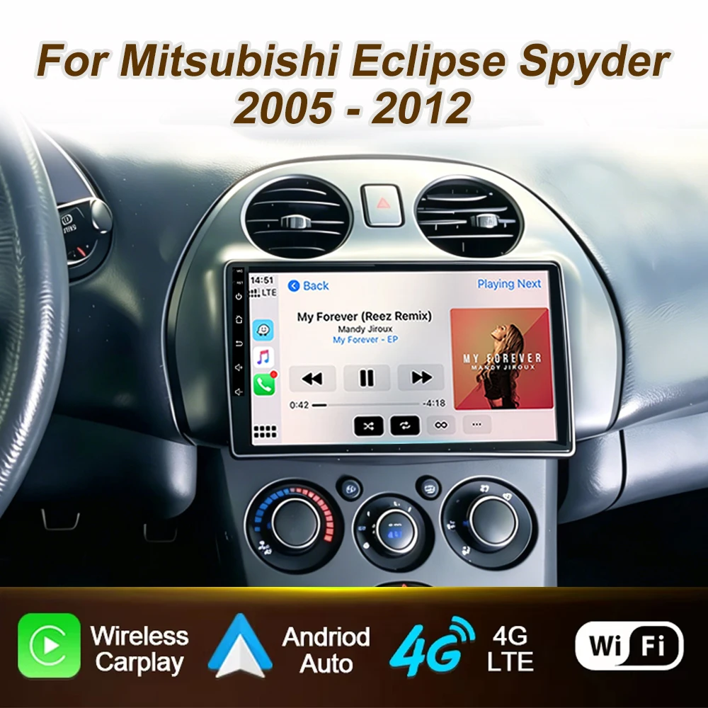 Android 16 Car Radio For Mitsubishi Eclipse Spyder 2005 - 2012 Multimedia Player QLED Carplay Stereo 4G GPS Wifi Navigation DSP
Android 16 Car Radio For Mitsubishi Eclipse Spyder 2005 - 2012 Multimedia Player QLED Carplay Stereo 4G GPS Wifi Navigation DSP