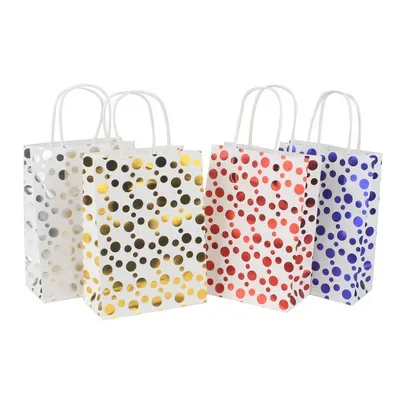 30pcs Golden Dots Kraft Paper Bag Festival Gift Packing Bags Decoration Package For Christmas New Year Holiday
30pcs Golden Dots Kraft Paper Bag Festival Gift Packing Bags Decoration Package For Christmas New Year Holiday