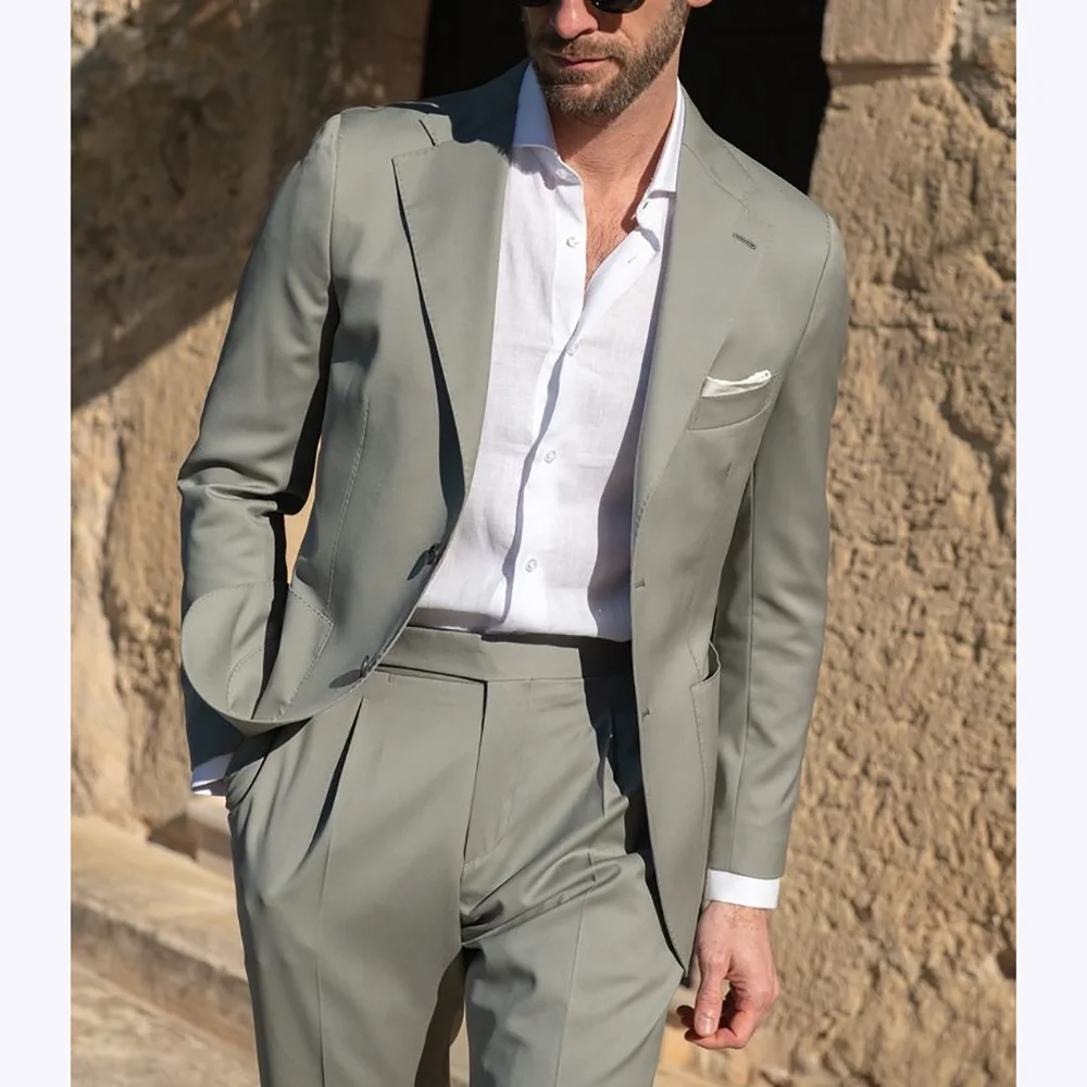 Мужские костюмы Slim Fit, однобортный, с лацканами, сплошной цвет, костюм для свадьбы, жениха, шафера, умная повседневная одежда по индивидуальному заказу
Мужские костюмы Slim Fit, однобортный, с лацканами, сплошной цвет, костюм для свадьбы, жениха, шафера, умная повседневная одежда по индивидуальному заказу