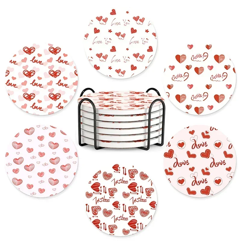 Round Ceramic Coaster Set Absorbent Cork Non-Slip Coffee Mats Round 10cm Drink Cup Hot Pad Kitchen Items Accessories Decoration
Round Ceramic Coaster Set Absorbent Cork Non-Slip Coffee Mats Round 10cm Drink Cup Hot Pad Kitchen Items Accessories Decoration