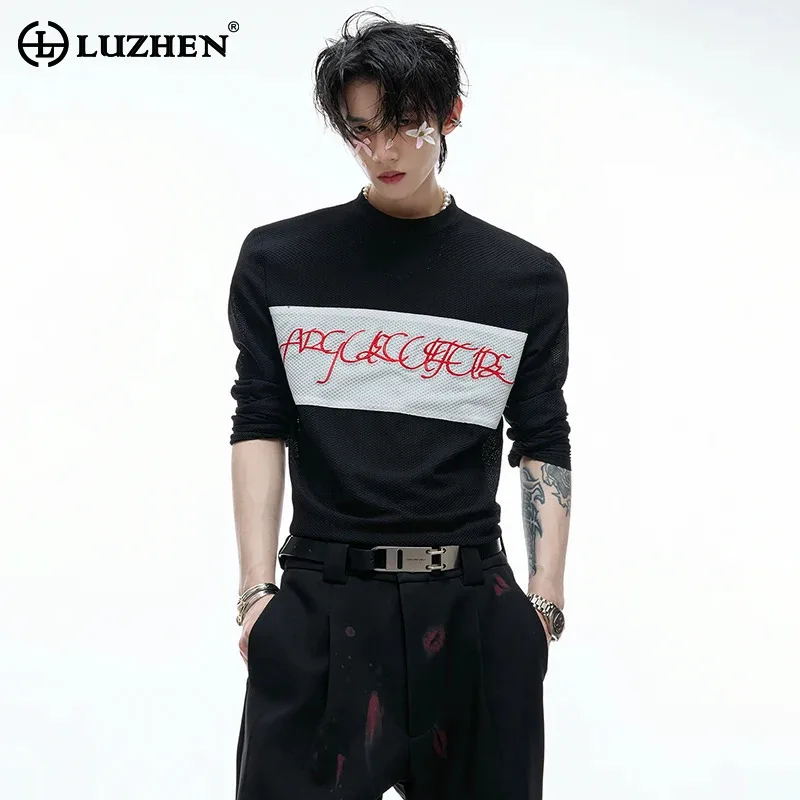 LUZHEN 2025 New Fashion Color Contrast Patchwork Design Long Sleeve T-shirts Men's High Quality Breathable Street Clothes JY3551
LUZHEN 2025 New Fashion Color Contrast Patchwork Design Long Sleeve T-shirts Men's High Quality Breathable Street Clothes JY3551