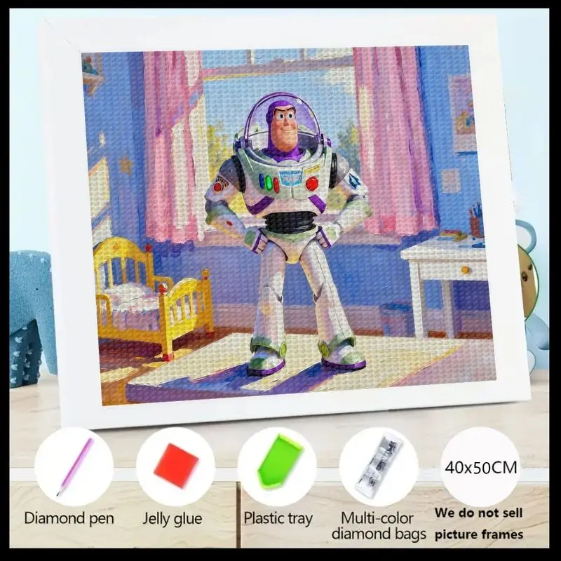 1 шт. Disney Buzz Lightyear 5D набор для алмазной живописи, «История игрушек», персонаж мультфильма «сделай сам», полная дрель, круглый набор с кристаллами и драгоценными камнями, L
1 шт. Disney Buzz Lightyear 5D набор для алмазной живописи, «История игрушек», персонаж мультфильма «сделай сам», полная дрель, круглый набор с кристаллами и драгоценными камнями, L