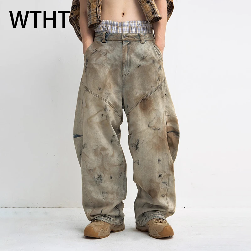 WTHT модные мужские лоскутные брюки Tie Dye Do Old High Street джинсовые брюки винтажные летние повседневные широкие свободные прямые джинсы мужские 2A0187
WTHT модные мужские лоскутные брюки Tie Dye Do Old High Street джинсовые брюки винтажные летние повседневные широкие свободные прямые джинсы мужские 2A0187