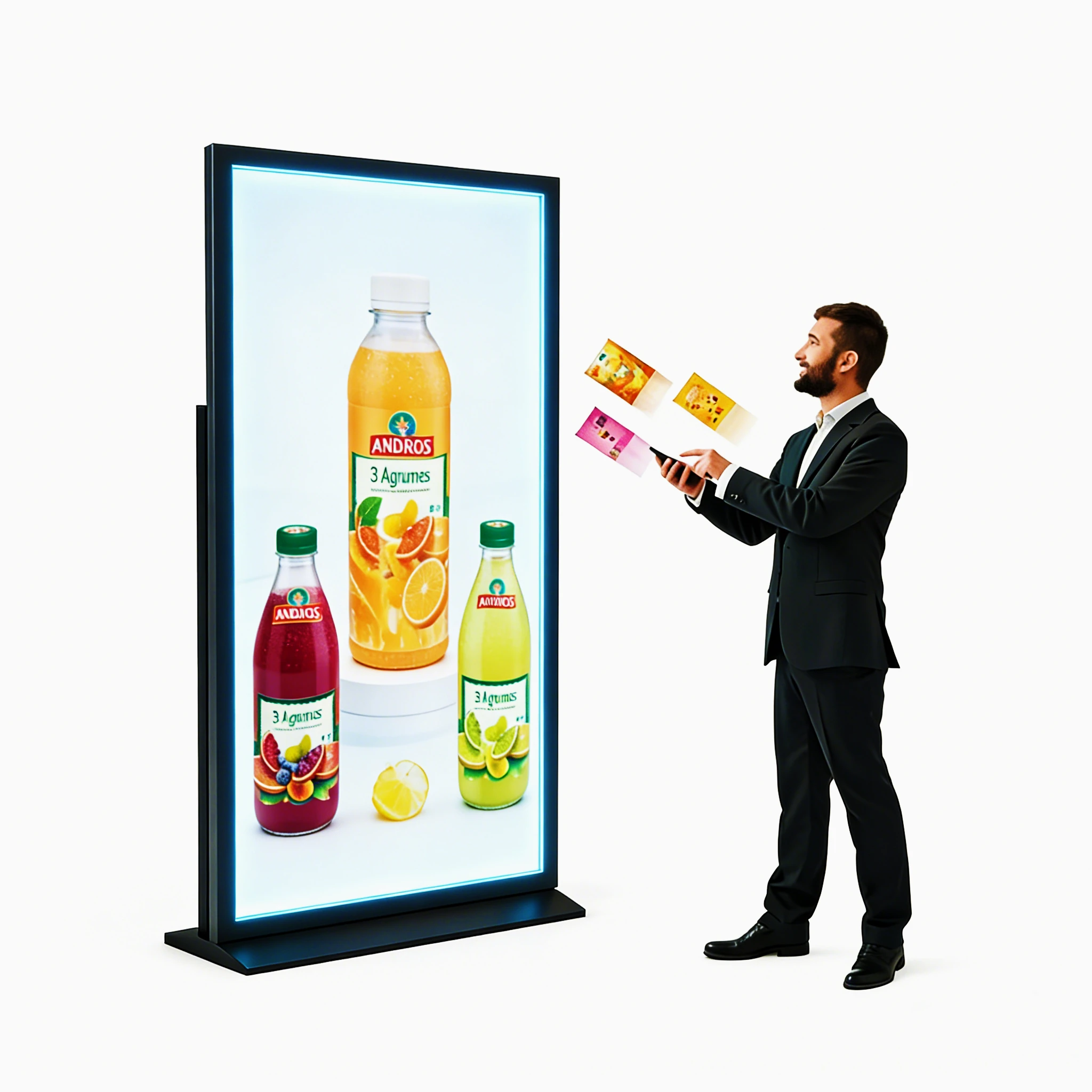 Floor Standing Full Screen Advertising Monitor 50-75 Inch LED Android LCD High Brightness CMS/RDM Enabled Display Stand
Floor Standing Full Screen Advertising Monitor 50-75 Inch LED Android LCD High Brightness CMS/RDM Enabled Display Stand