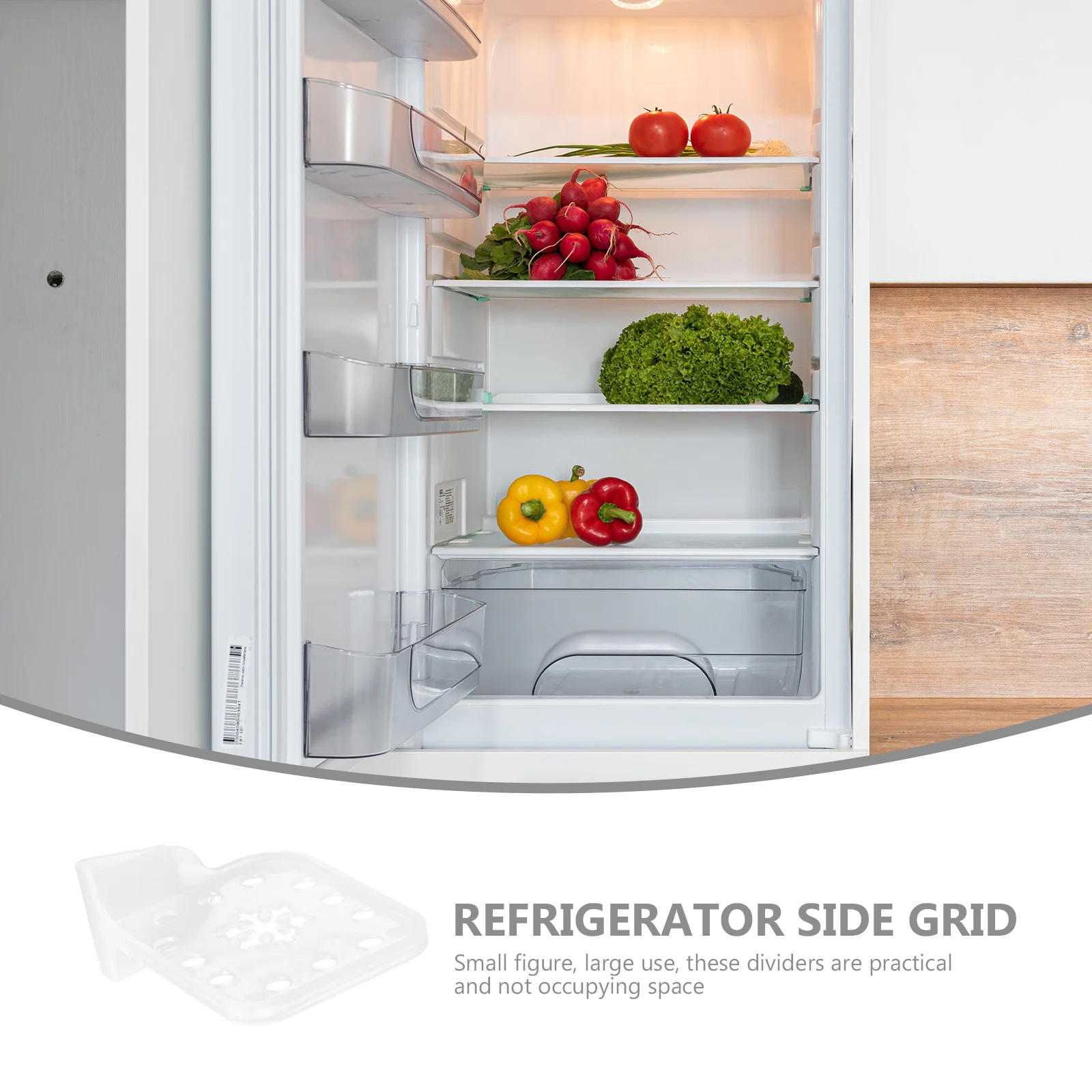 25Pcs Fridge Shelf Divider Strong Plastic Food Partition Board Clip-on Refrigerator Organizer for Drawer and Side Door Use
25Pcs Fridge Shelf Divider Strong Plastic Food Partition Board Clip-on Refrigerator Organizer for Drawer and Side Door Use