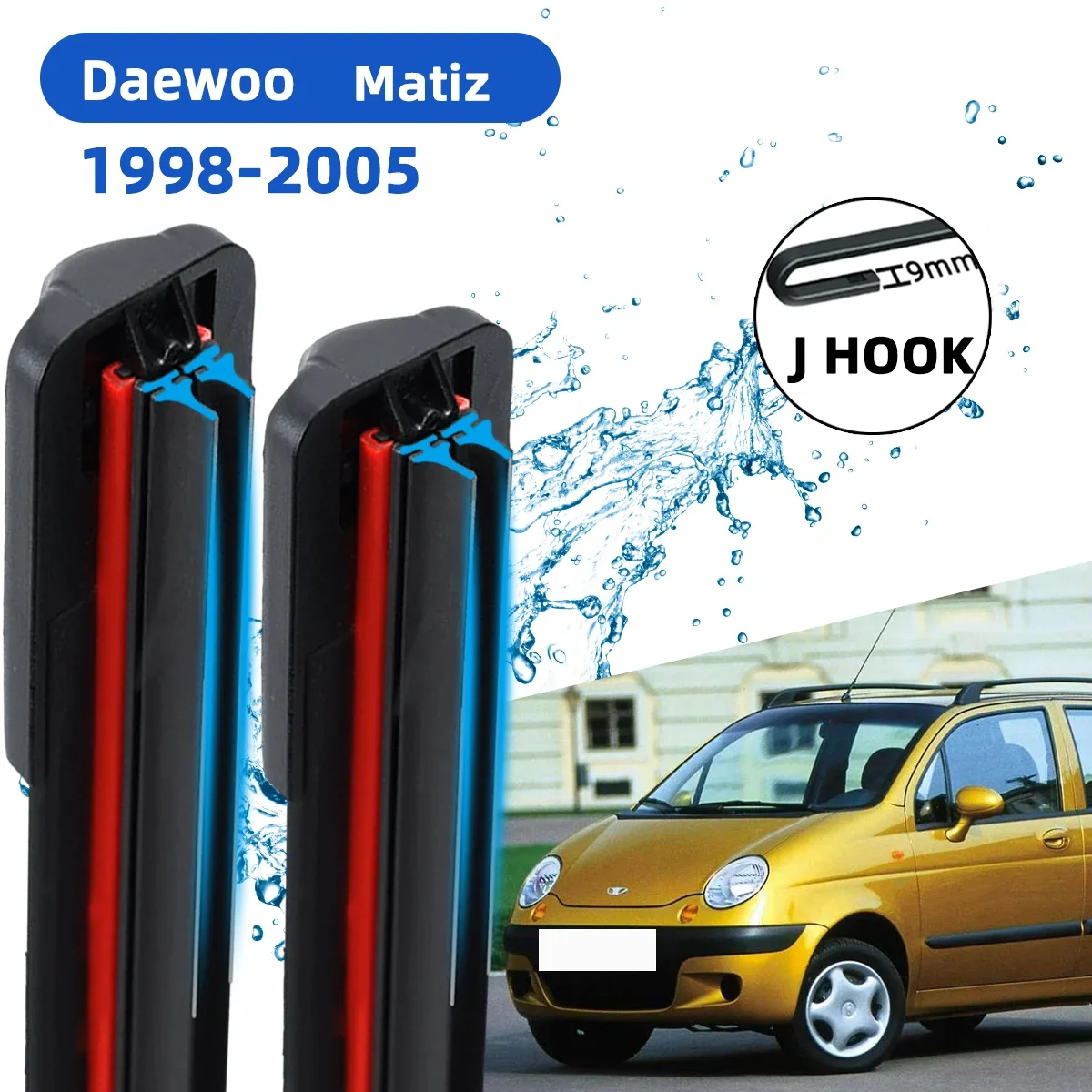 Front Wiper Accessorie Double Rubber Car Wipers for Daewoo Matiz 1998-2005 Wipers Brushes New Upgraded 2005 2004 2003
Front Wiper Accessorie Double Rubber Car Wipers for Daewoo Matiz 1998-2005 Wipers Brushes New Upgraded 2005 2004 2003