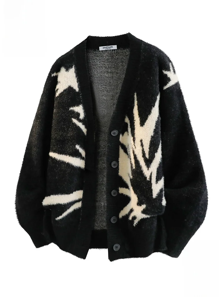 Теплый вязаный мужской кардиган с V-образным вырезом, свободный крой, повседневный, осенний, модный, ретро, из смесового полиэстера
Теплый вязаный мужской кардиган с V-образным вырезом, свободный крой, повседневный, осенний, модный, ретро, из смесового полиэстера