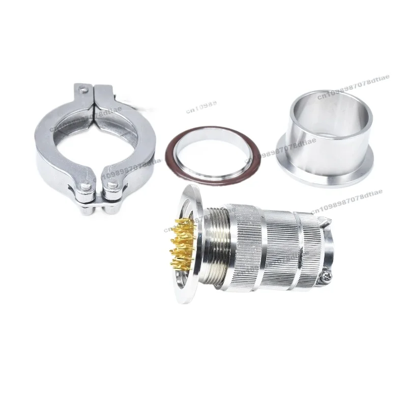 Airtight Vacuum Air Plug KF16/25/40 Glass Sintered 304 Stainless Steel Feedthrough Mounting Connector
Airtight Vacuum Air Plug KF16/25/40 Glass Sintered 304 Stainless Steel Feedthrough Mounting Connector