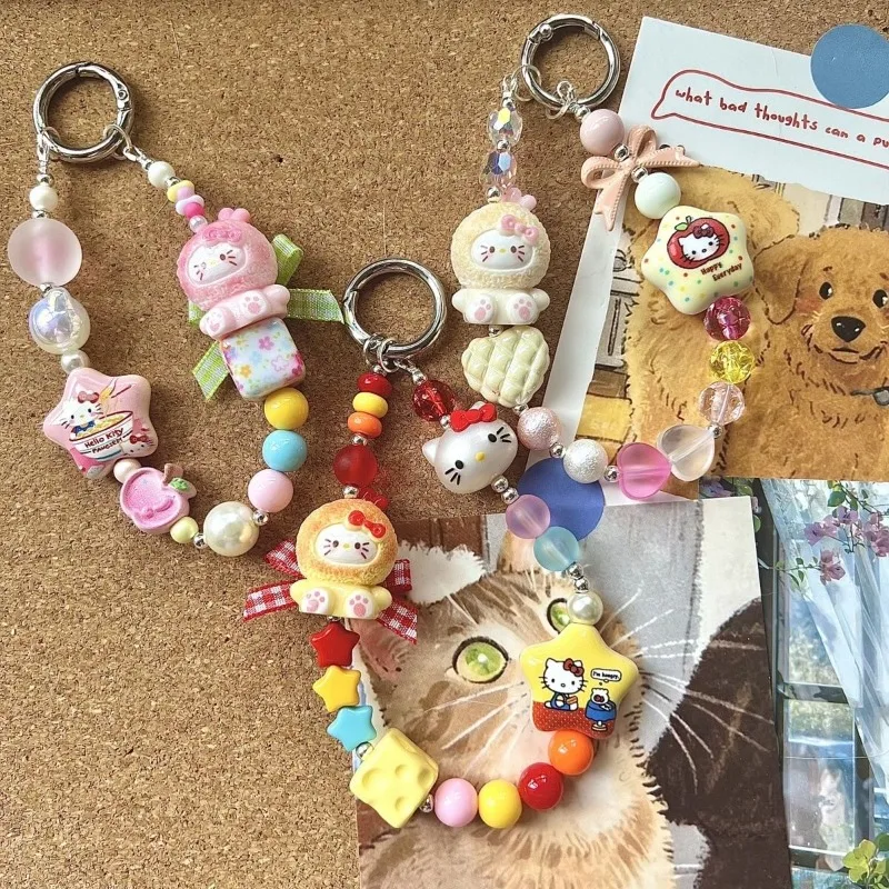 Sweet Hello Kitty Anime Kawaii Sanrio Baby Bag Pendant Cute Carto Mobile Phone Keychain Decoration Lovely Gifts for Girls
Sweet Hello Kitty Anime Kawaii Sanrio Baby Bag Pendant Cute Carto Mobile Phone Keychain Decoration Lovely Gifts for Girls