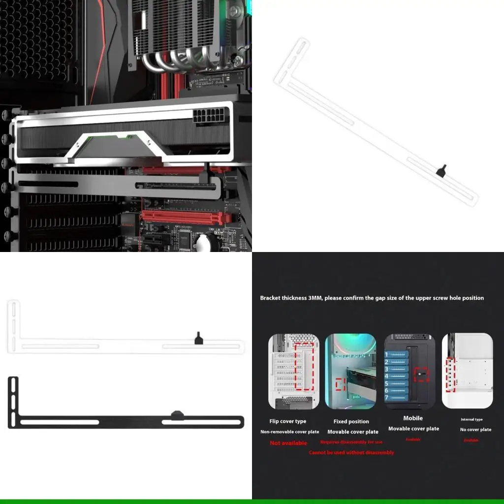 U55C GPU Support Bracket Graphics Card Video Card Sags Holder Bracket GPU Stand
U55C GPU Support Bracket Graphics Card Video Card Sags Holder Bracket GPU Stand