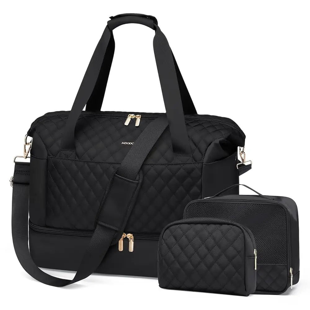 Free ShippingTravel Duffel Bag for Women Weekender Overnight Duffle Carry on Tote with Shoe Compartment Wet Pocket for Business
Free ShippingTravel Duffel Bag for Women Weekender Overnight Duffle Carry on Tote with Shoe Compartment Wet Pocket for Business