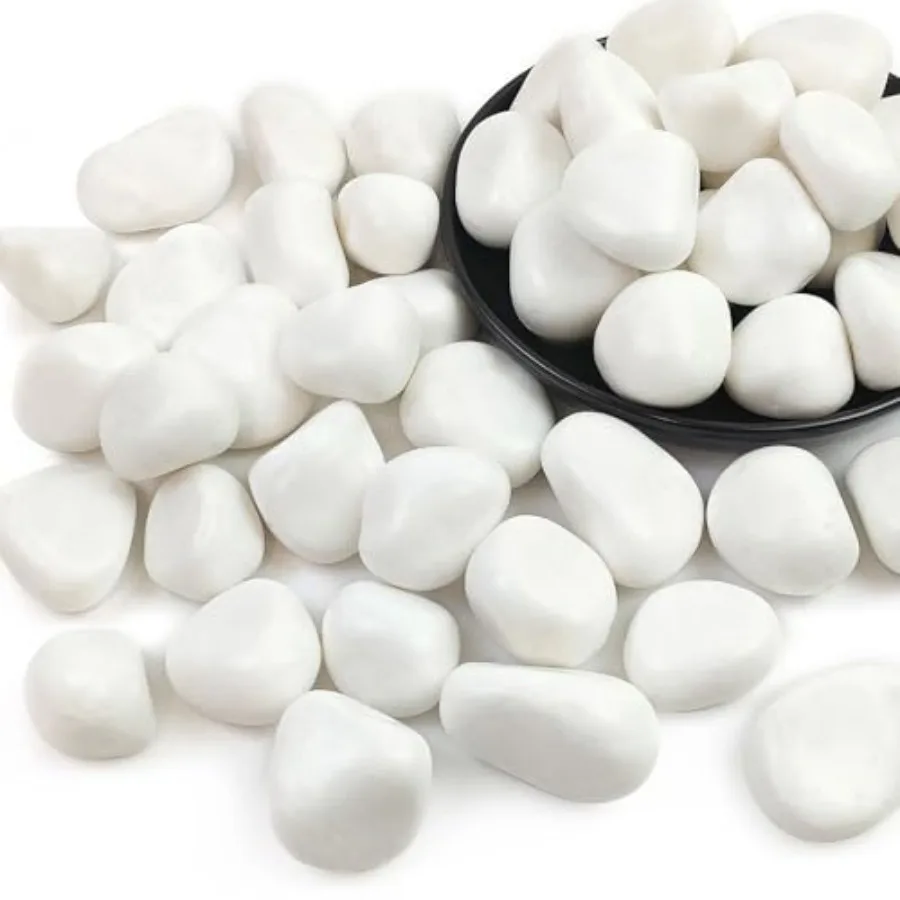 20lbs White Rocks for Landscaping, 1-2 Inch Decorative Pebbles for Plants, River Rocks for Backyard, Flower Beds, Indoor Founta
20lbs White Rocks for Landscaping, 1-2 Inch Decorative Pebbles for Plants, River Rocks for Backyard, Flower Beds, Indoor Founta