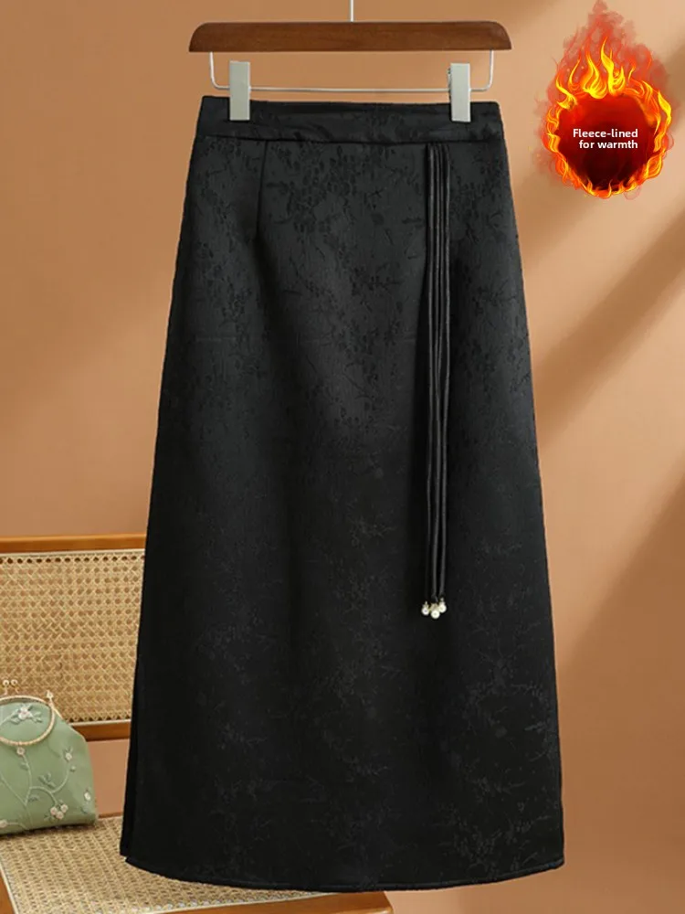 New Chinese Sle Fce Lined Embroidered A-Line Skirt Slit High Waist Midi Skirt Polyester Ruche Hemline
New Chinese Sle Fce Lined Embroidered A-Line Skirt Slit High Waist Midi Skirt Polyester Ruche Hemline