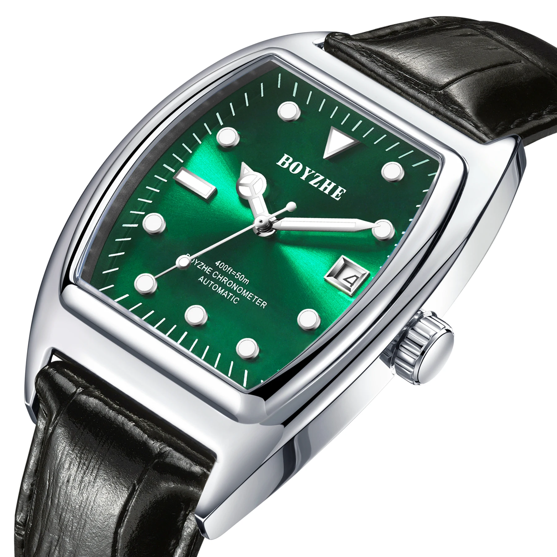 Jinyue imported luxury men's mechanical watch, stainless steel men's large dial genuine leather watch fashionable and waterproof
Jinyue imported luxury men's mechanical watch, stainless steel men's large dial genuine leather watch fashionable and waterproof