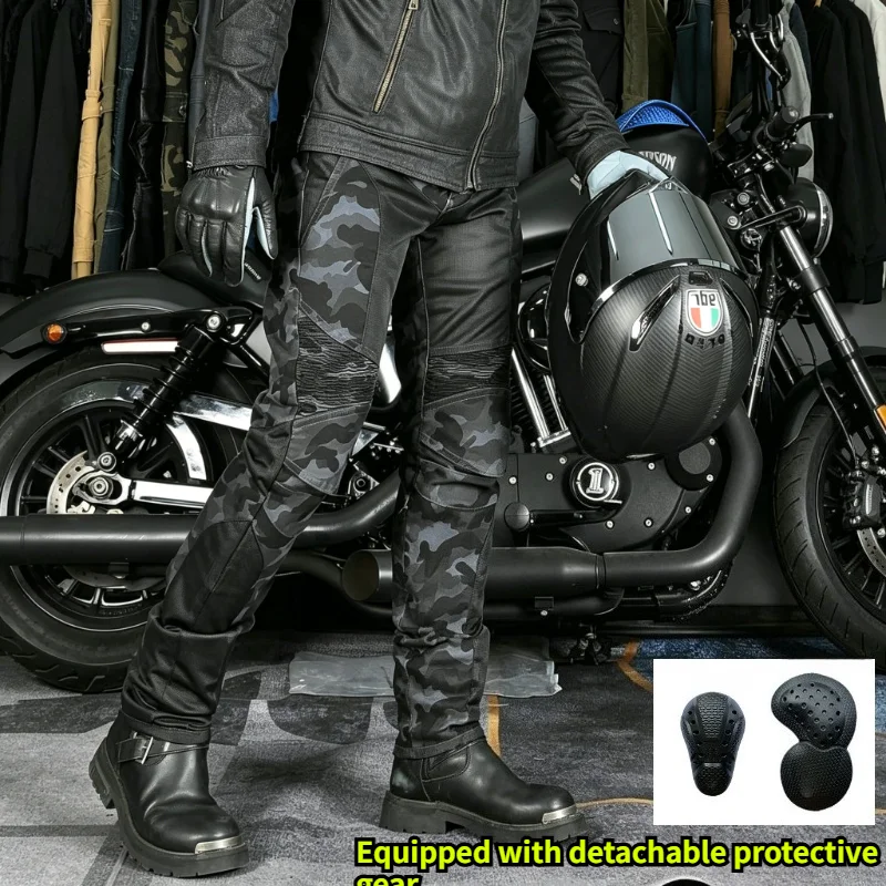 Retro Motorcycle Riding Pants,Spring Summer Riding Elastic Jeans Camouflage Outdoor Travel Fall Windproof Denim Pants
Retro Motorcycle Riding Pants,Spring Summer Riding Elastic Jeans Camouflage Outdoor Travel Fall Windproof Denim Pants